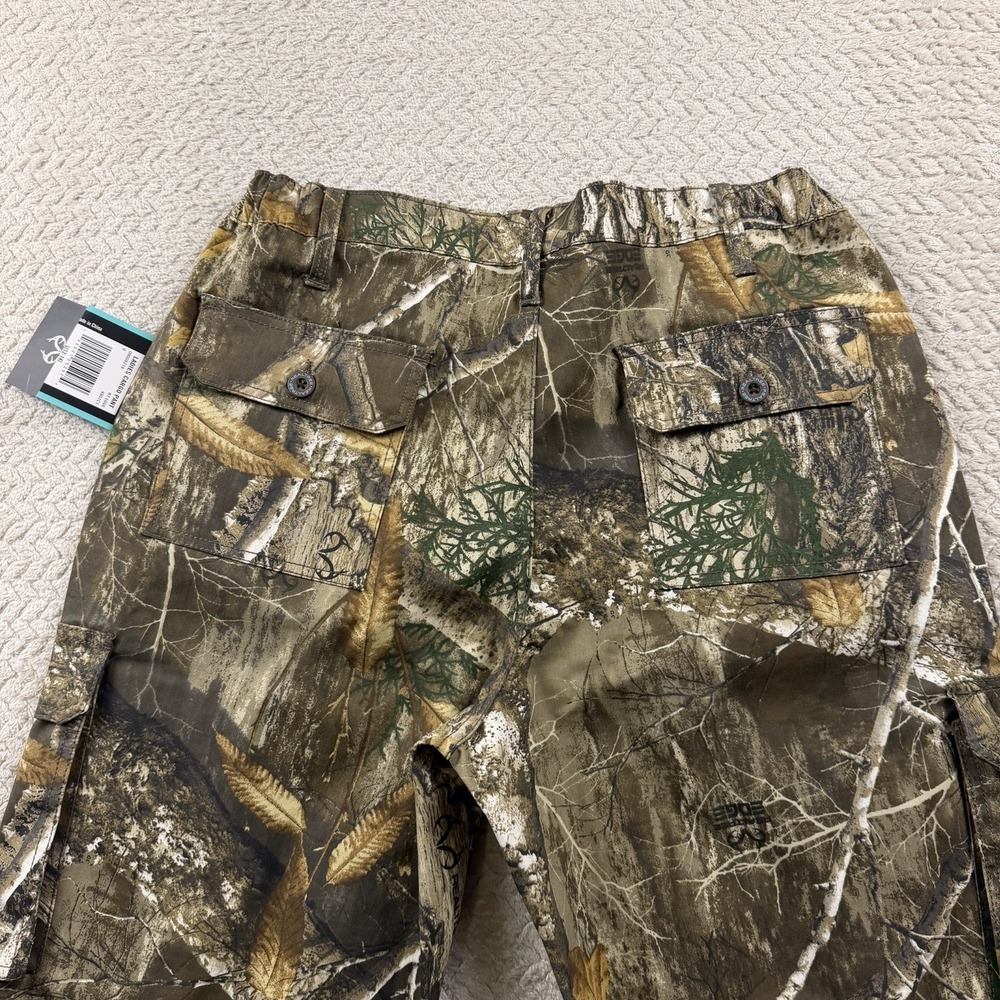 RealTree Camouflage Pants Women's Size L (12-14) Hunting  Cargo Pockets  Ladies - Picture 11 of 15